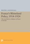book: France's Rhineland Policy, 1914-1924