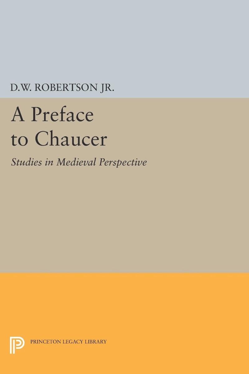 book: A Preface to Chaucer