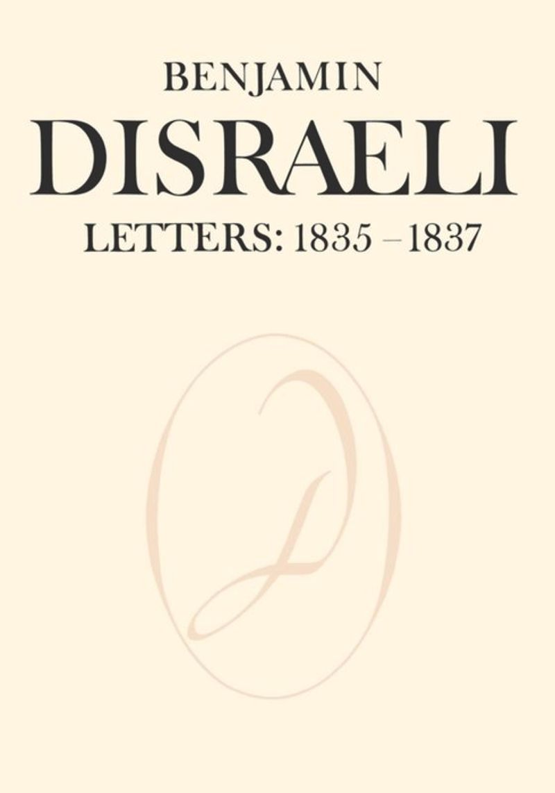 book: Benjamin Disraeli Letters