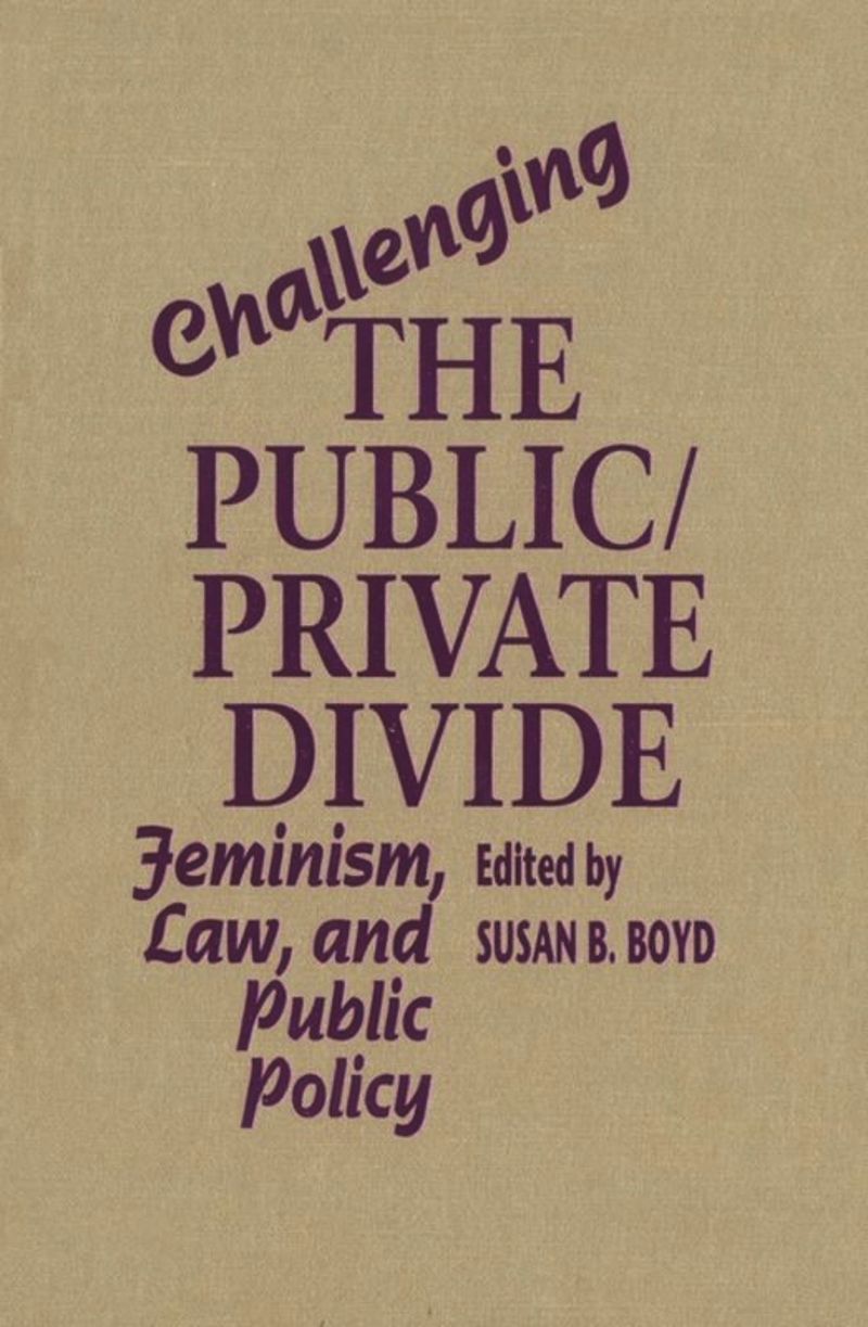 book: Challenging the Public/Private Divide