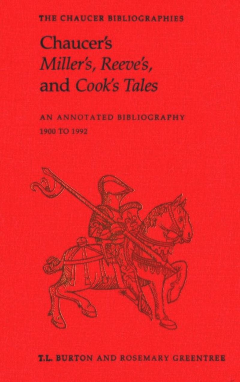 book: Chaucer's Miller's, Reeve's, and Cook's Tales