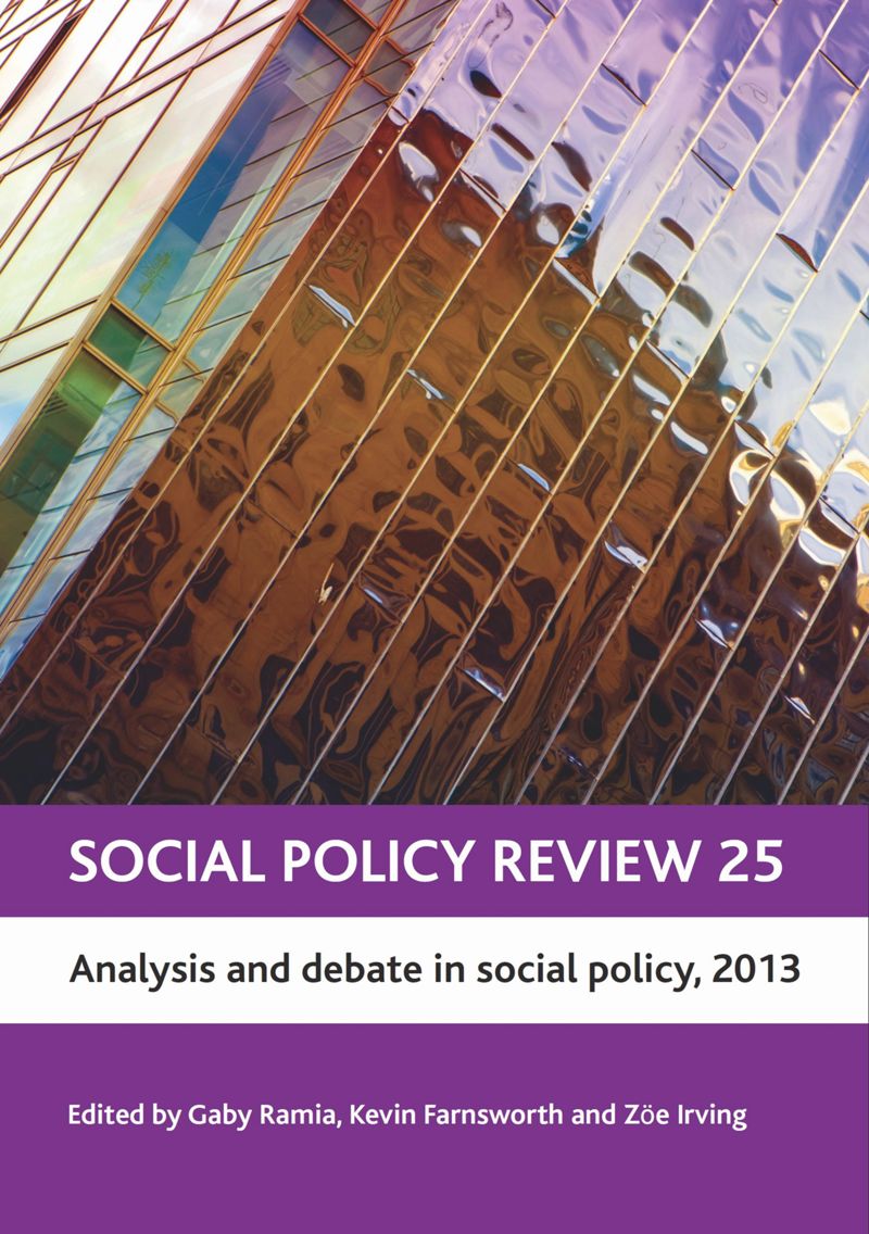 book: Social Policy Review 25