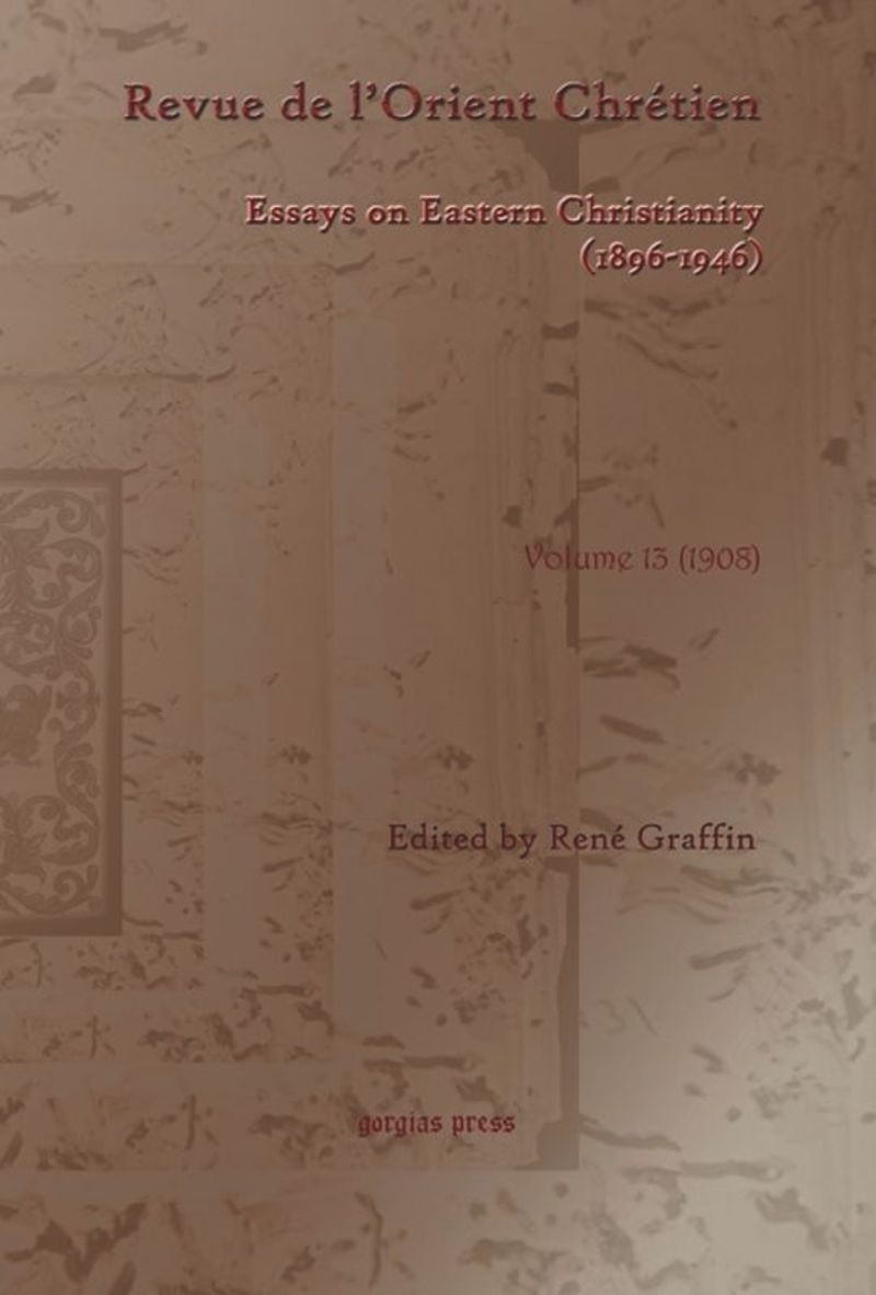 book: Revue de l’Orient Chrétien (1896-1946)