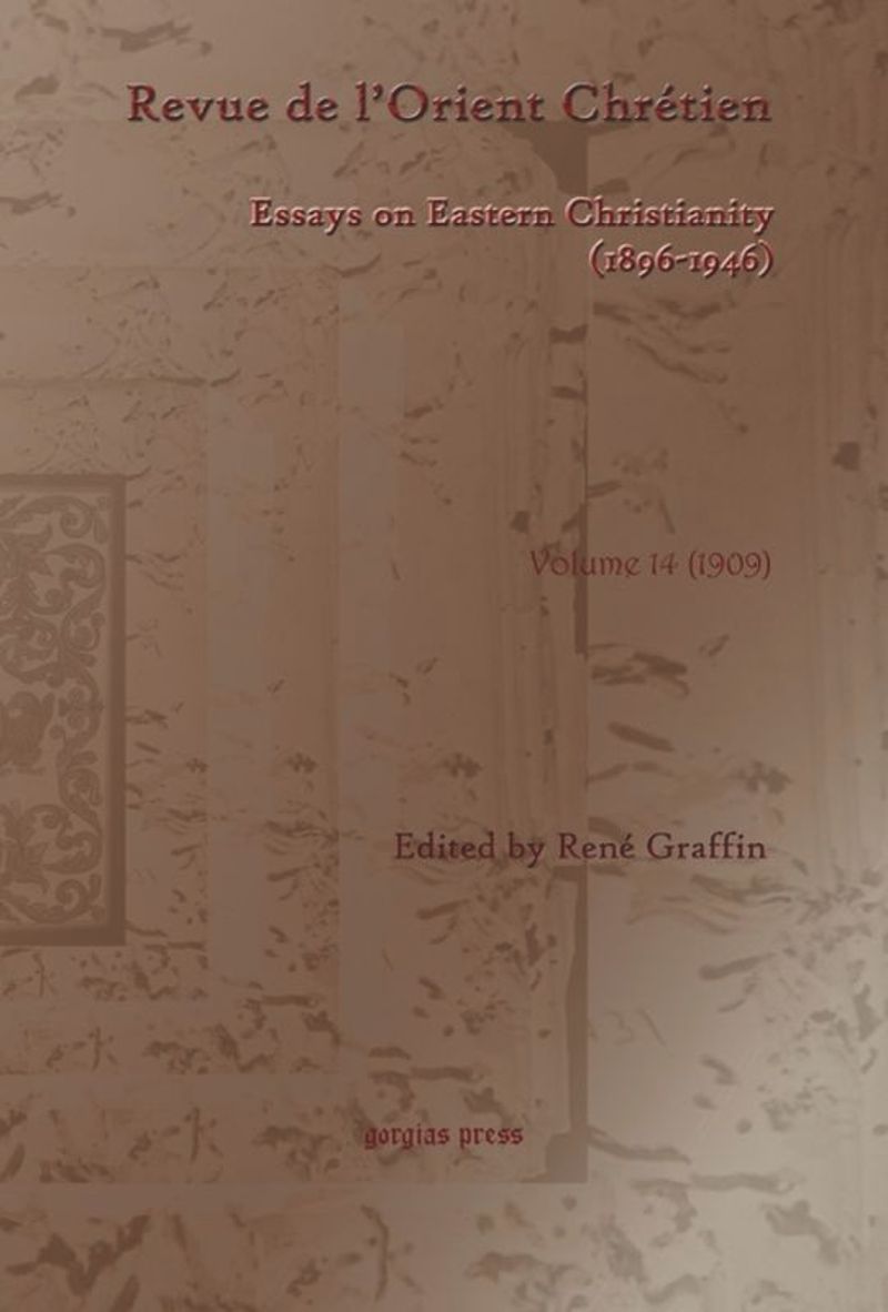 book: Revue de l’Orient Chrétien (1896-1946)
