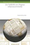 book: Zur Textkritik von Origenes Johannescommentar