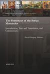 book: The Sentences of the Syriac Menander