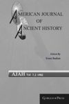 book: American Journal of Ancient History