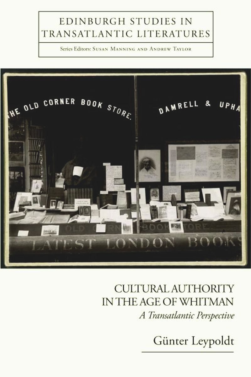 book: Cultural Authority in the Age of Whitman