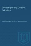 book: Contemporary Quebec Criticism