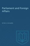 book: Parliament and Foreign Affairs