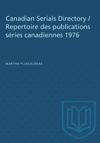 book: Canadian Serials Directory / Repertoire des publications séries canadiennes 1976