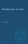book: Wordsworth as Critic