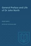 book: General Preface and Life of Dr John North
