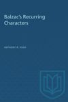 book: Balzac's Recurring Characters