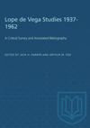 book: Lope de Vega Studies 1937-1962