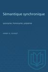 book: Sémantique synchronique