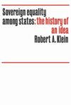 book: Sovereign equality among states