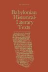 book: Babylonian Historical-Literary Texts