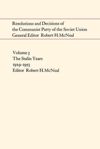 book: Resolutions and Decisions of the Communist Party of the Soviet Union, Volume 3