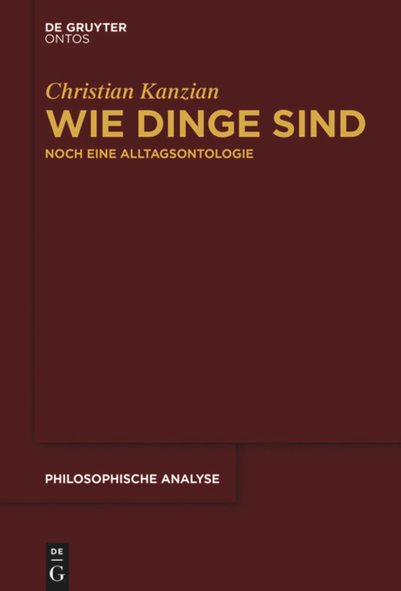 book: Wie Dinge sind