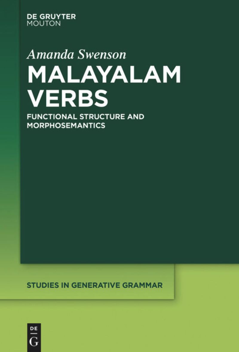 book: Malayalam Verbs