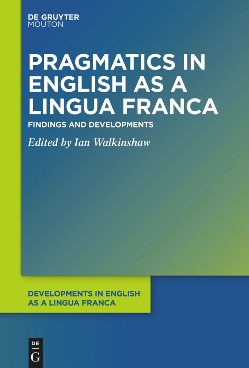 book: Pragmatics in English as a Lingua Franca