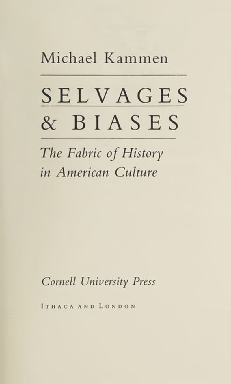 book: Selvages and Biases