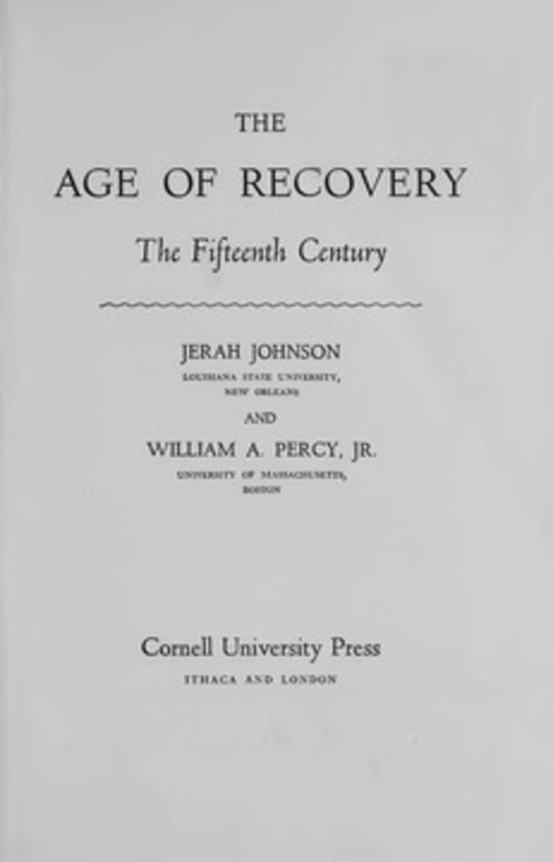 book: The Age of Recovery