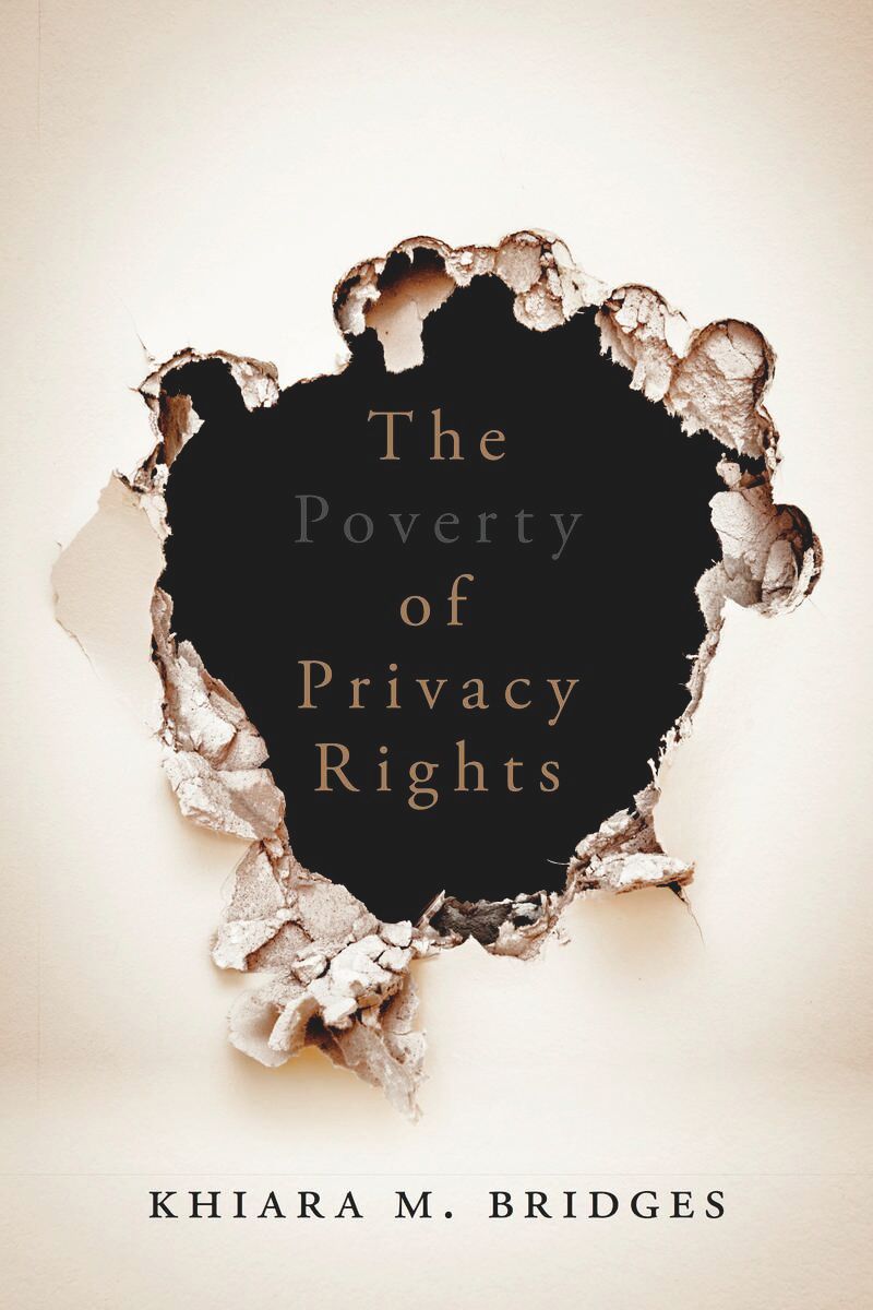 book: The Poverty of Privacy Rights