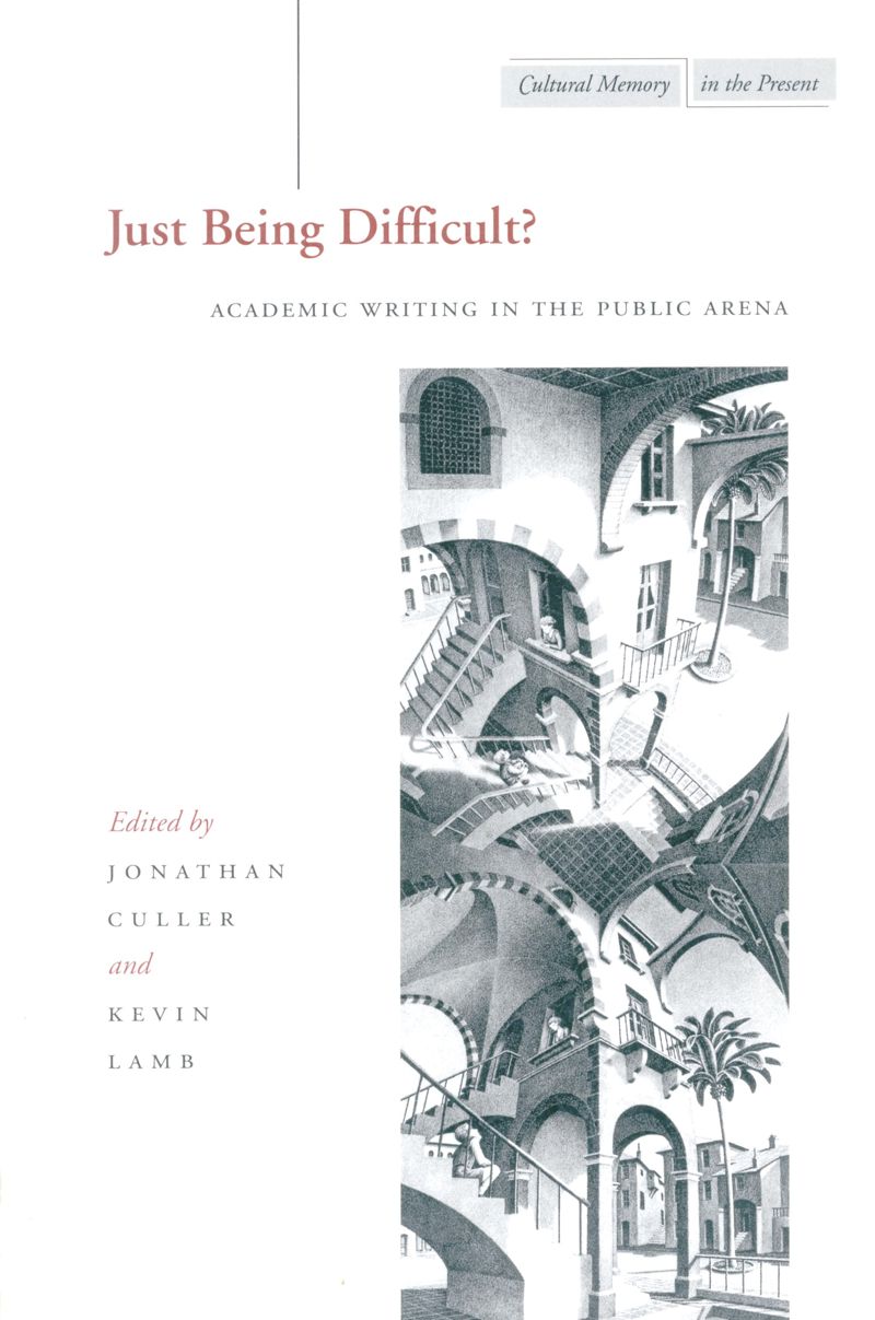 book: Just Being Difficult?