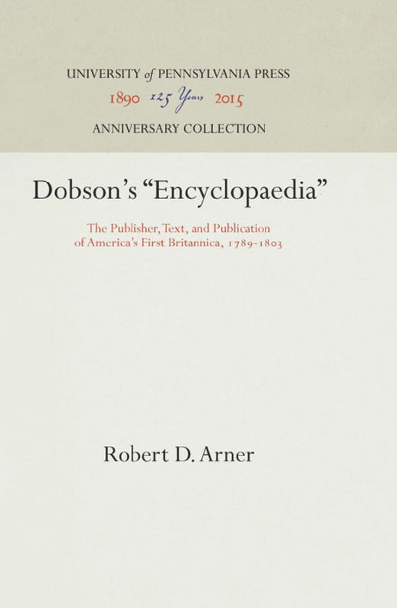 book: Dobson's "Encyclopaedia"