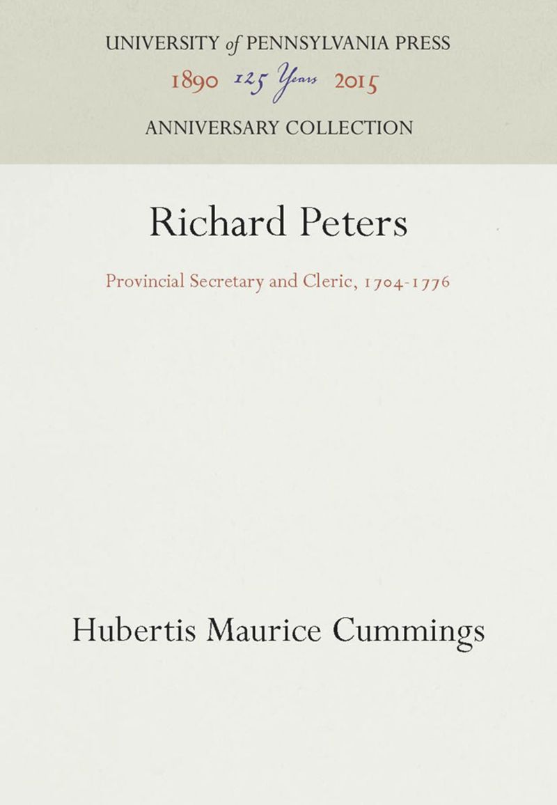 book: Richard Peters