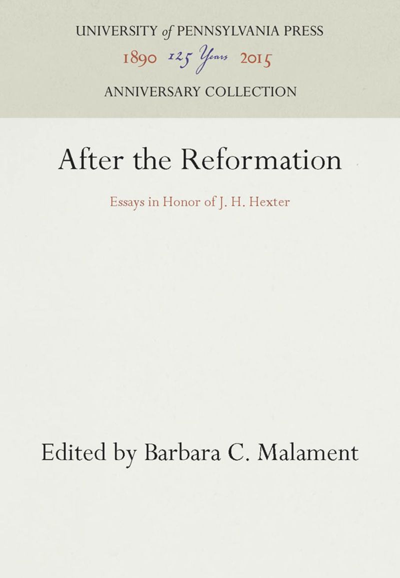 book: After the Reformation