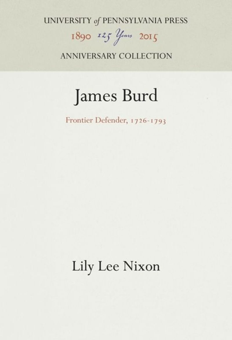 book: James Burd
