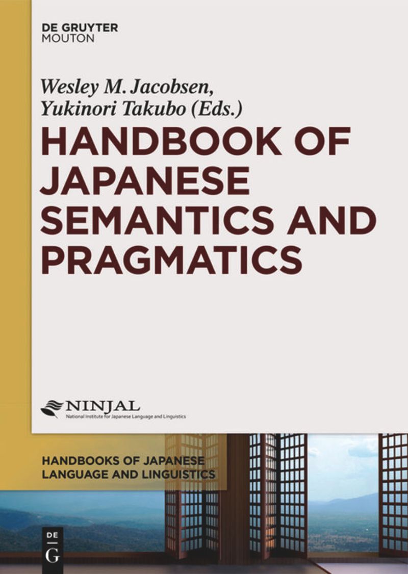 book: Handbook of Japanese Semantics and Pragmatics