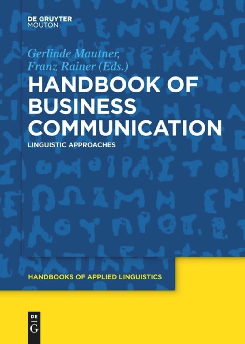 book: Handbook of Business Communication