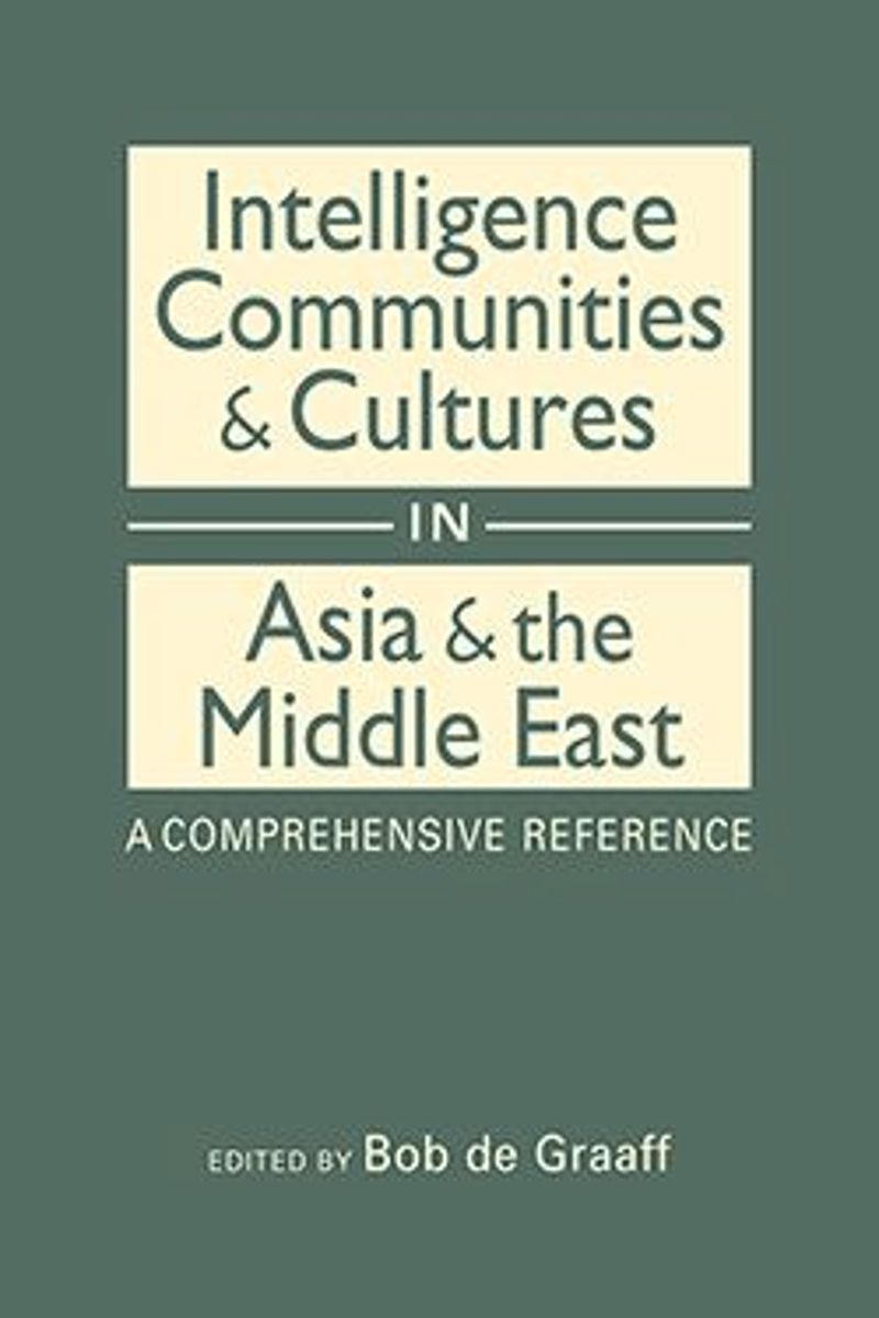 book: Intelligence Communities and Cultures in Asia and the Middle East