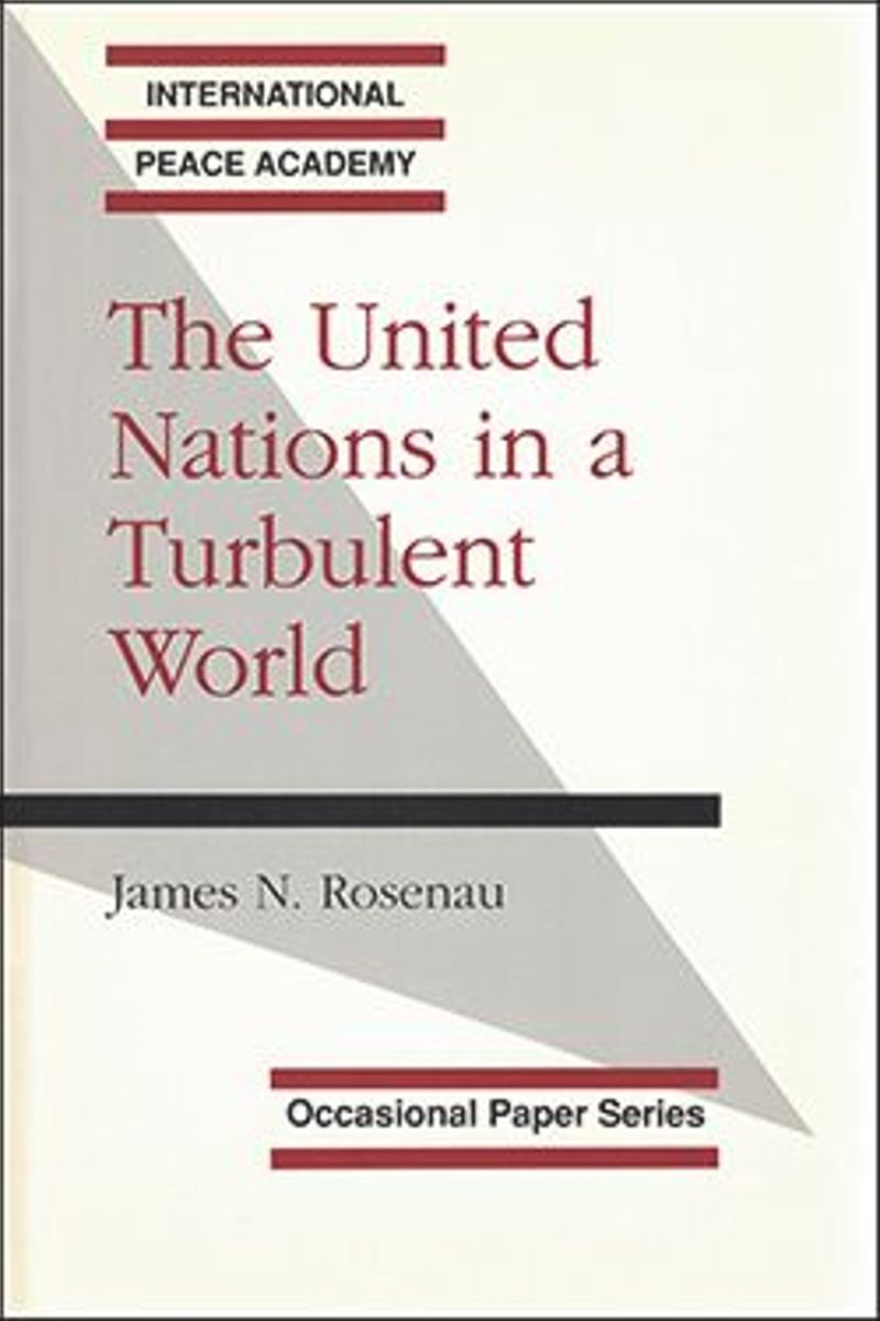 book: The United Nations in a Turbulent World