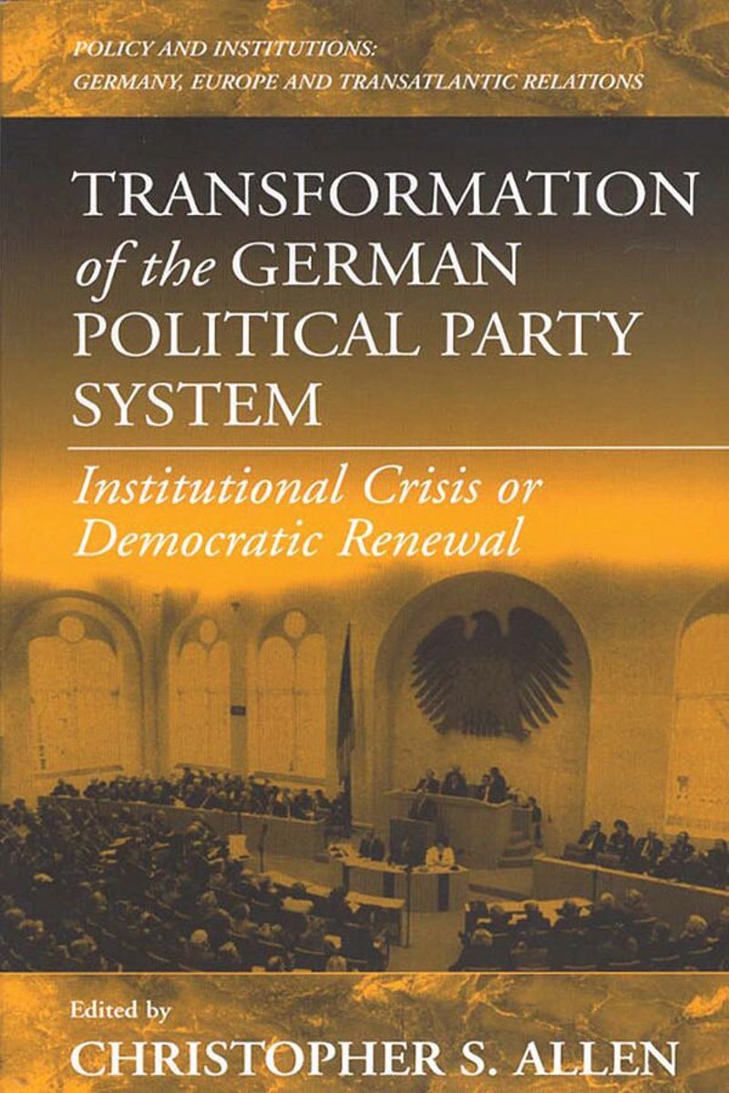 book: Transformation of the German Political Party System