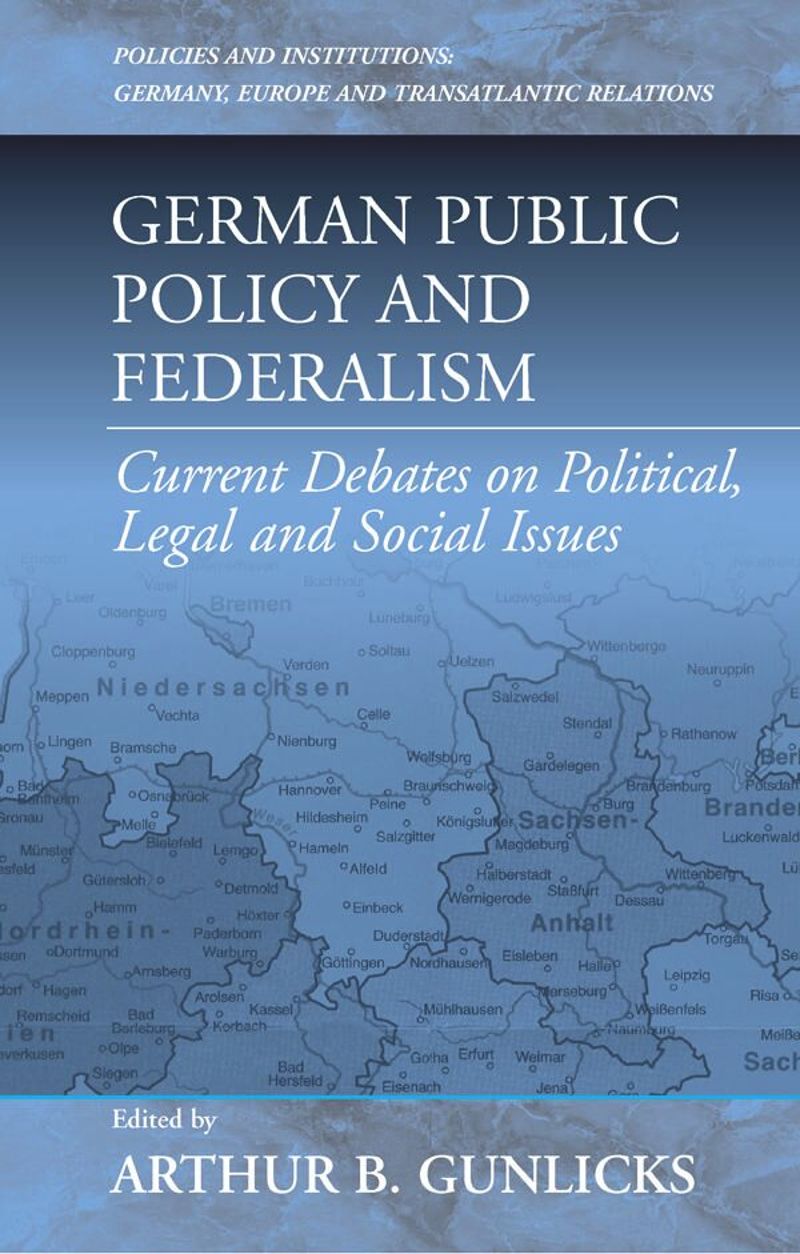 book: German Public Policy and Federalism