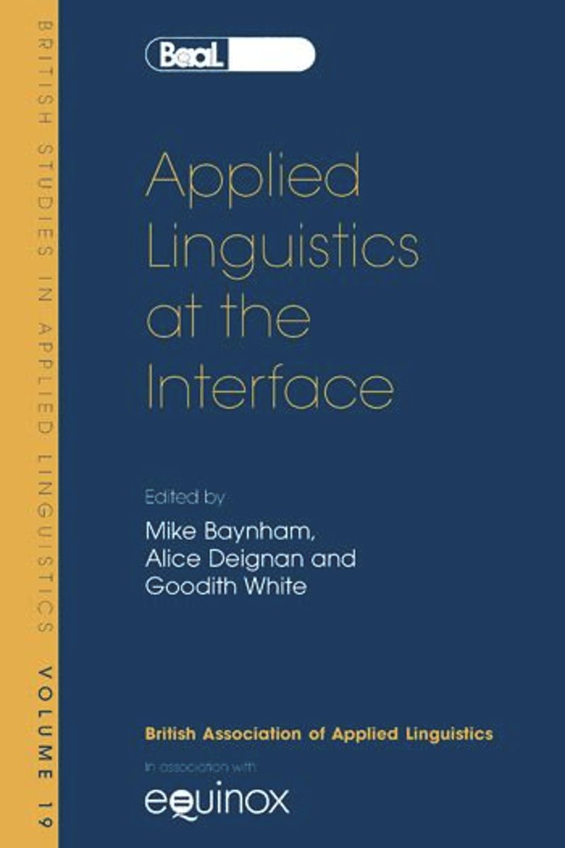 book: Applied Linguistics at the Interface