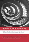book: Social Policy Review 15