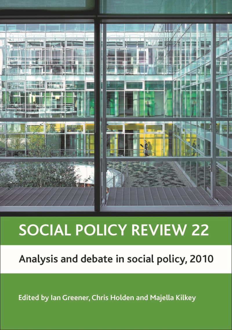 book: Social policy review 22