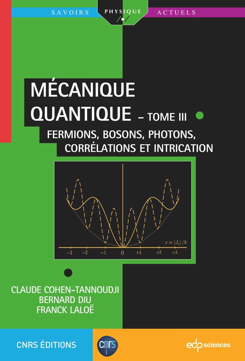 book: Mécanique quantique - Tome III