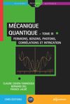 book: Mécanique quantique - Tome III