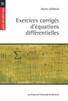 Exercices corrigés d'équations différentielles