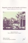 book: Regards croisés sur le Canada et la France