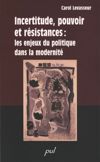 book: Incertitude, pouvoir et résistances