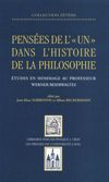 book: Pensées de l’«Un» dans l’histoire de la philosophie