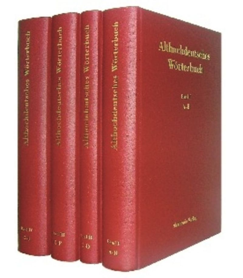 book: Althochdeutsches Wörterbuch. Band I bis IV